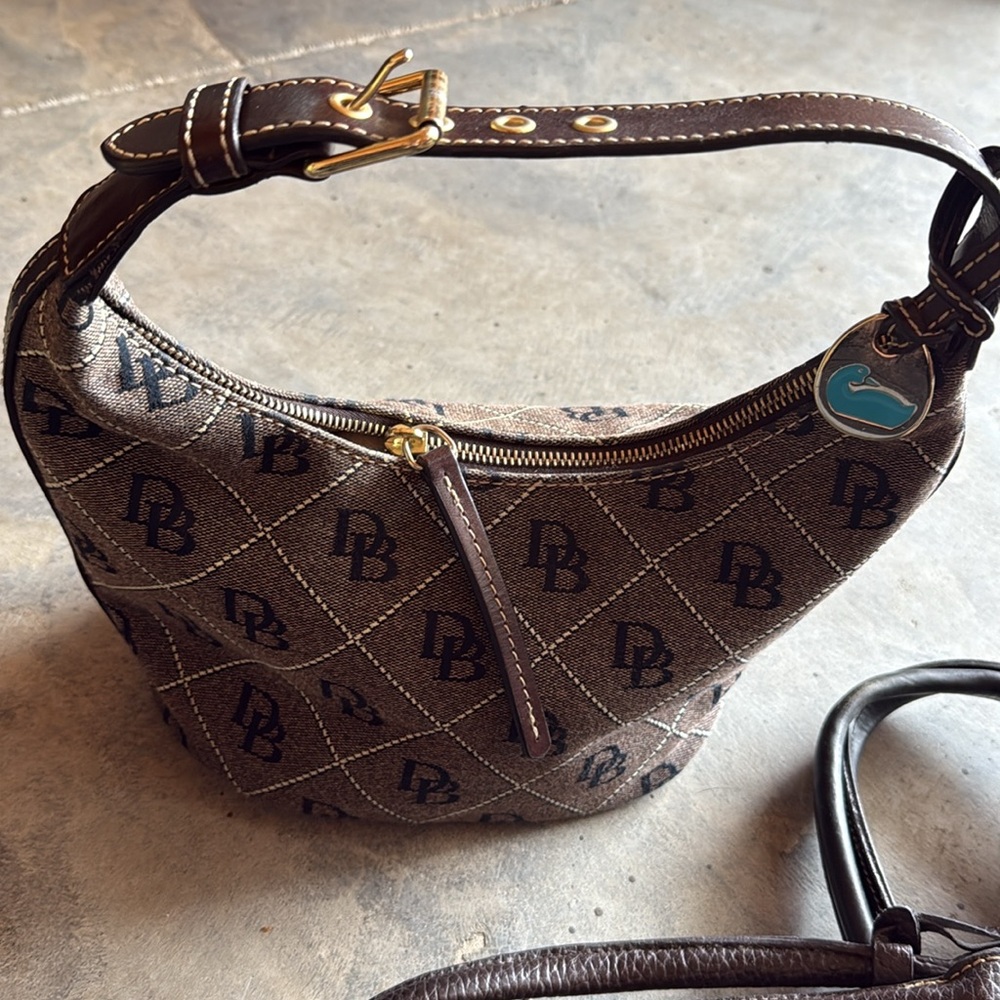 Dooney & Bourke Brown and Tan Signature Bags - Picture 2 of 13